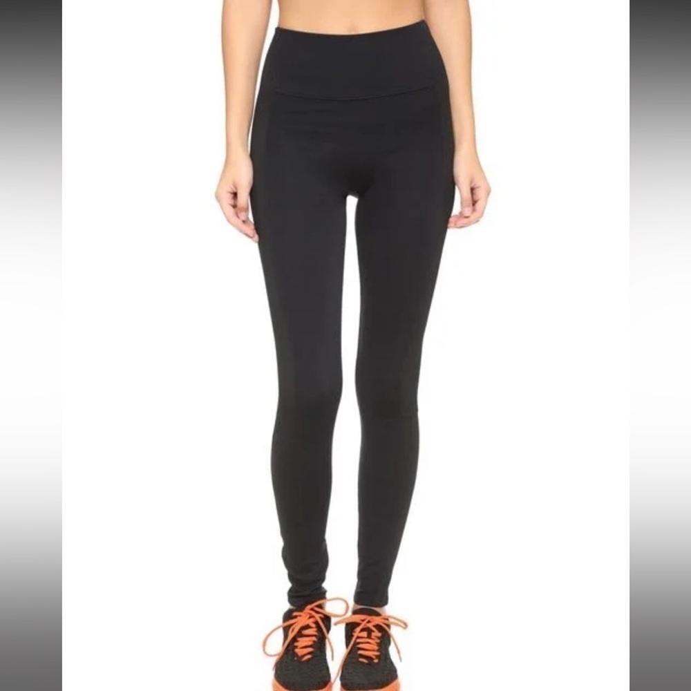 Spanx Textured Panel Shaping Leggings | Black | Medium